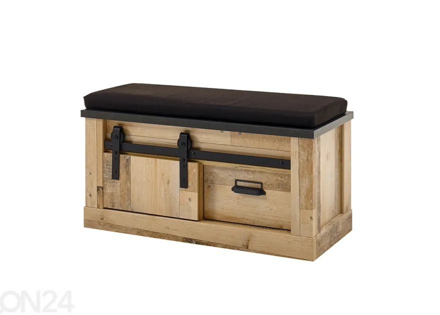 Eteispenkki istuinpehmusteella Sherwood 93 cm