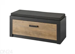 Eteispenkki istuinpehmusteella Brügge 107 cm