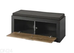 Eteispenkki istuinpehmusteella Brügge 107 cm