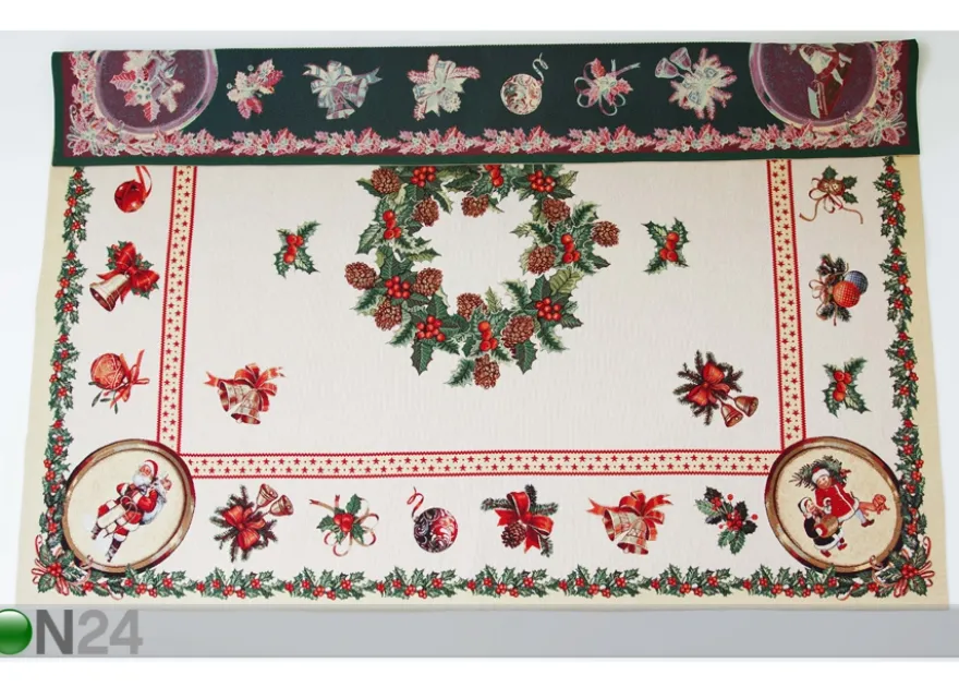 Gobeliini joululiina Holly 140x180 cm