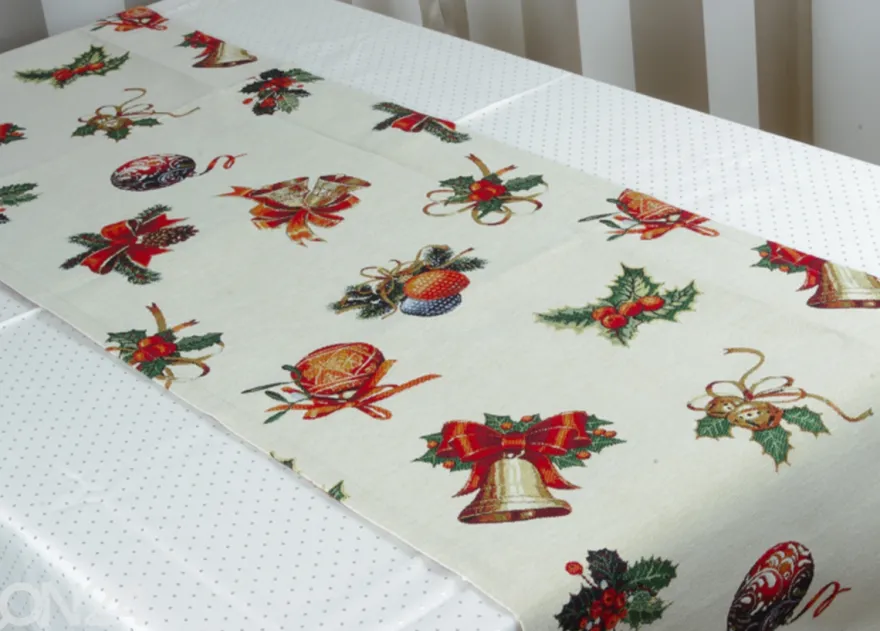 Gobeliini joululiina HOLLY 45x140 cm