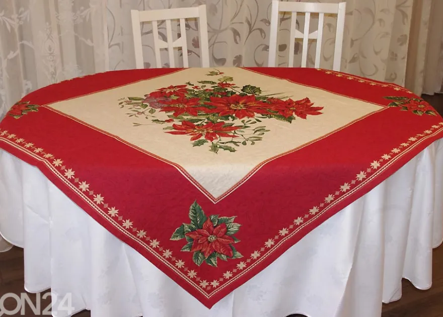 Gobeliini joululiina ORNAMENT 100x100 cm