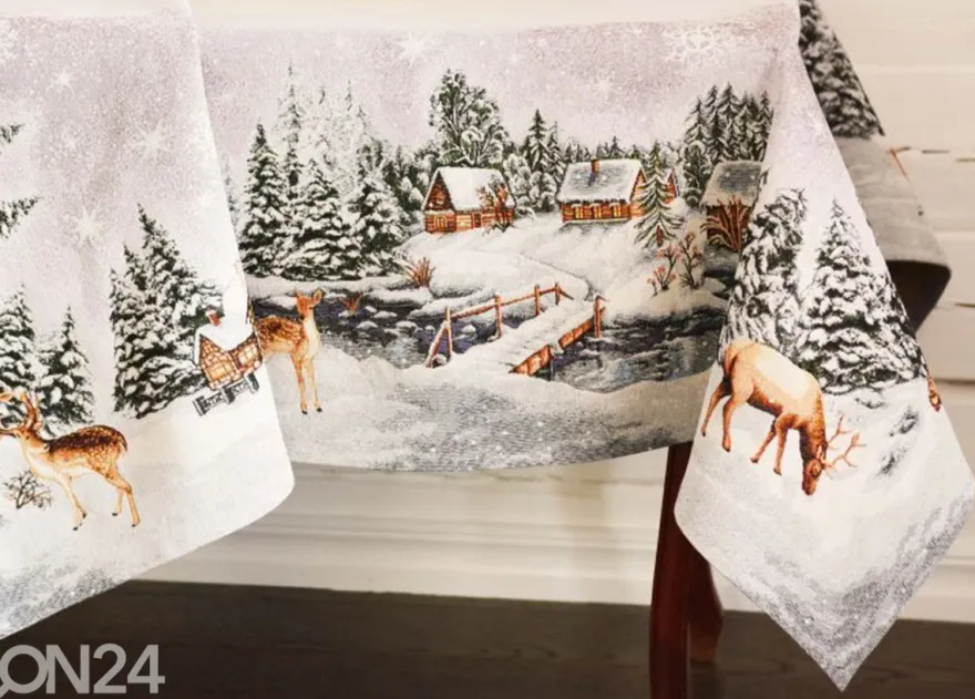 Gobeliinikangas pöytäliina Winter 140x216 cm