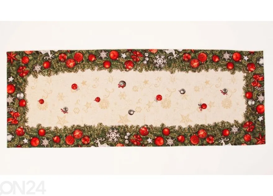 Gobeliinikankainen joululiina SPRUCE 37x95 cm