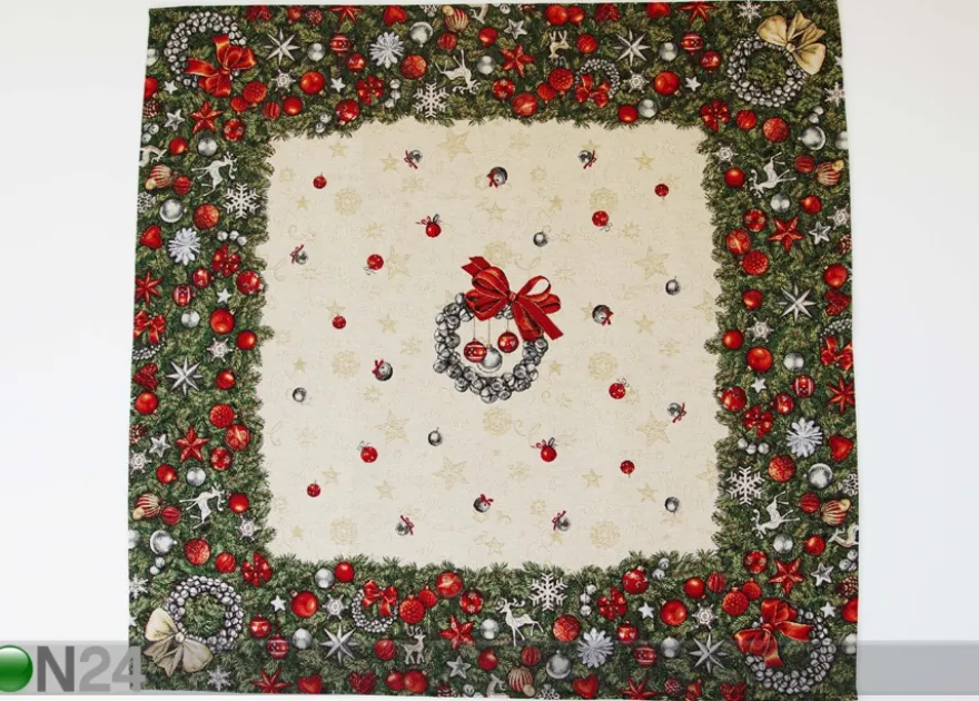 Gobeliinikankainen joululiina SPRUCE 100x100 cm
