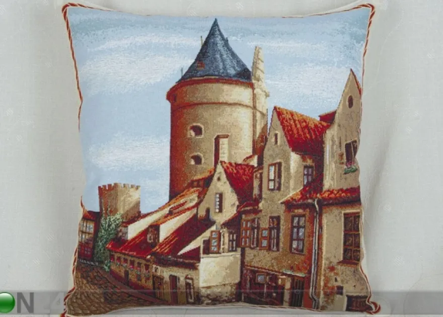 Gobeliinikankainen koristetyyny UTRECHT 44x45 cm
