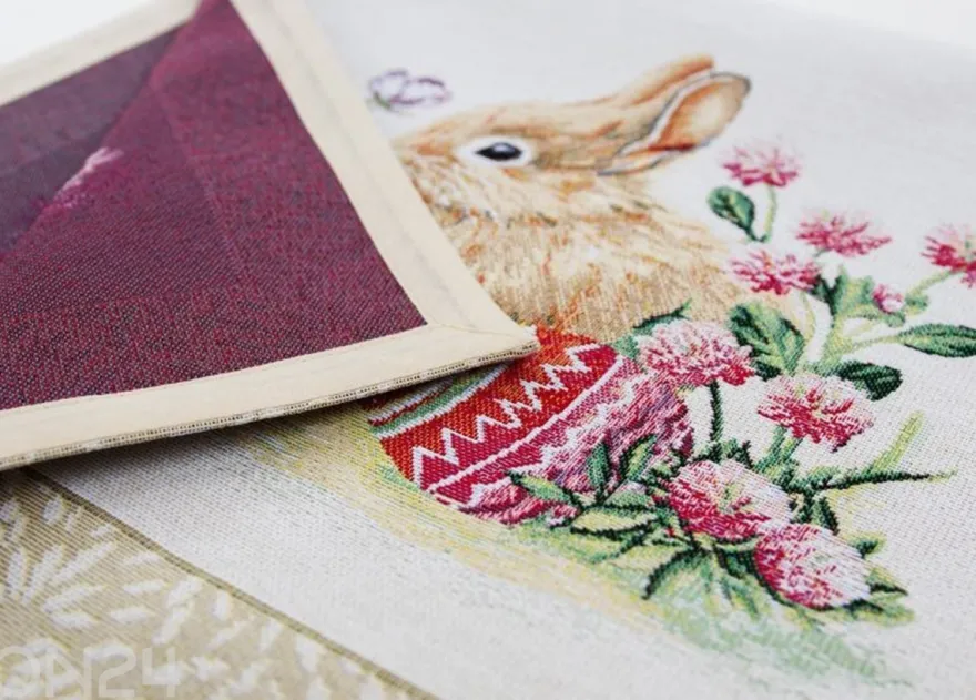 Gobeliinikankainen liina Kanin 45x136 cm