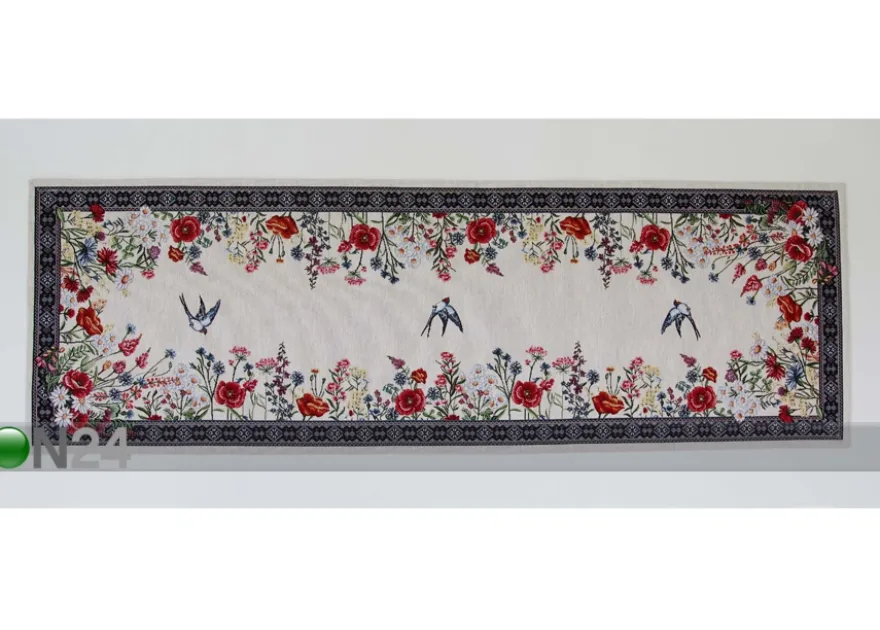 Gobeliinikankainen pöytäliina Chamomille 45x140 cm