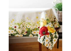 Gobeliinikankainen pöytäliina Daisies 140x250 cm