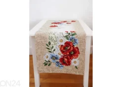 Gobeliinikankainen pöytäliina Fleur 36x100 cm