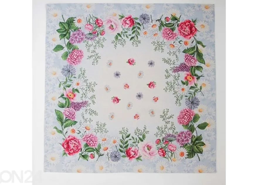 Gobeliinikankainen pöytäliina Bellis 100x100 cm