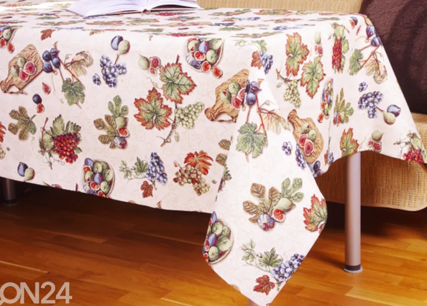 Gobeliini pöytäliina Viinimarjat 140x260 cm