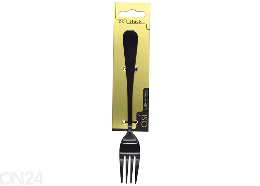 Haarukka Black 6 kpl