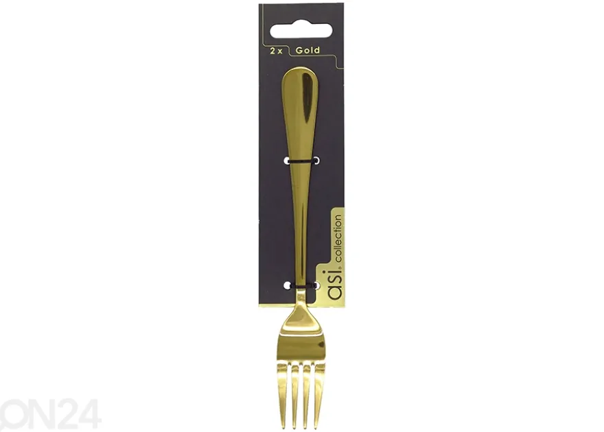 Haarukka Gold 6 kpl