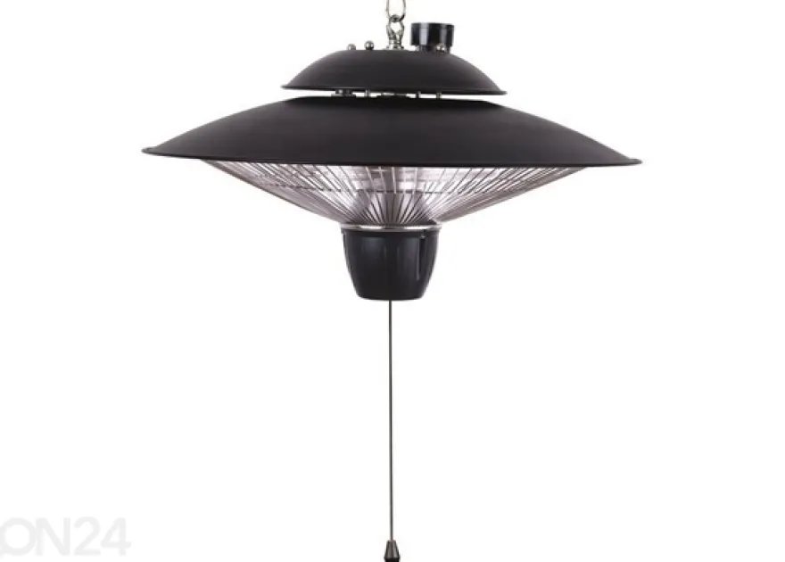 Halogeenilämmitin säätimellä 2000W IPX4 Musta