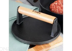 Hampurilaisprässi valurautaa Ø 17,5 cm
