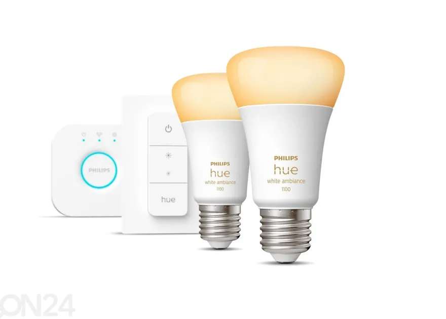 Hue White ambiance aloituspakkaus 2xE27