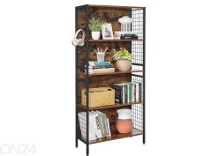 Hyllykkö 74 cm, ruskea/musta