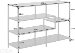 Hyllykkö Slim Line 114 cm