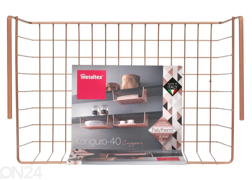 Hyllykori Kanguro 40, 40x26x14 cm, pronssi