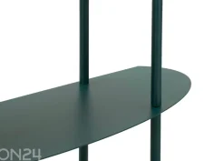Hylly Saturno 90x28x81 cm, sinivihreä