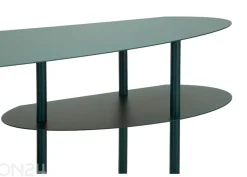 Hylly Saturno 118x34x82 cm, sinivihreä