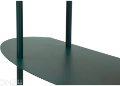 Hylly Saturno 118x34x82 cm, sinivihreä