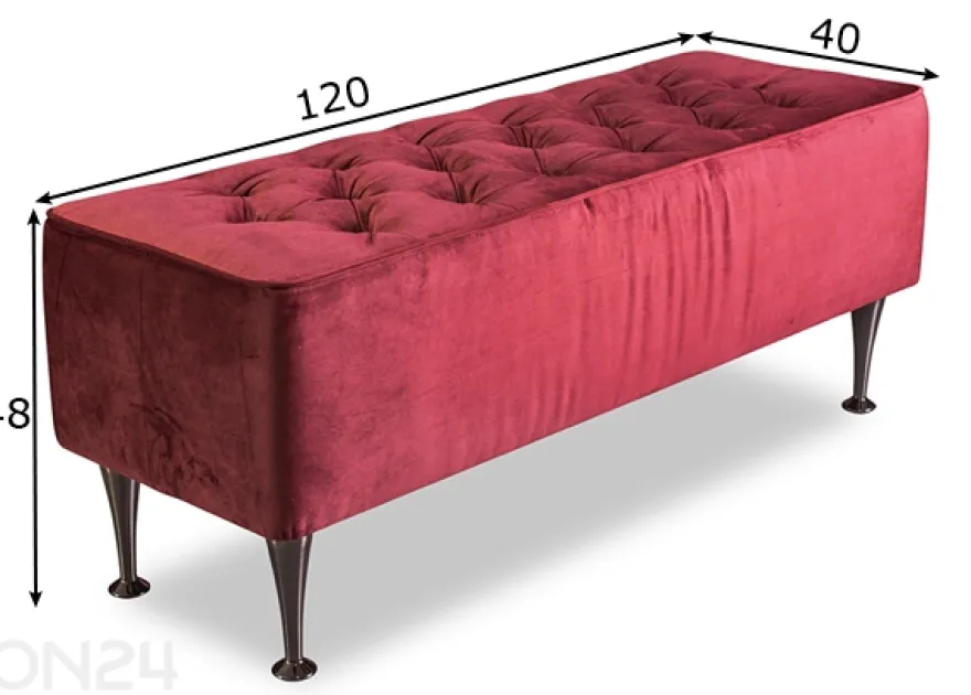 Hypnos rahi Buckingham 120x40x48 cm