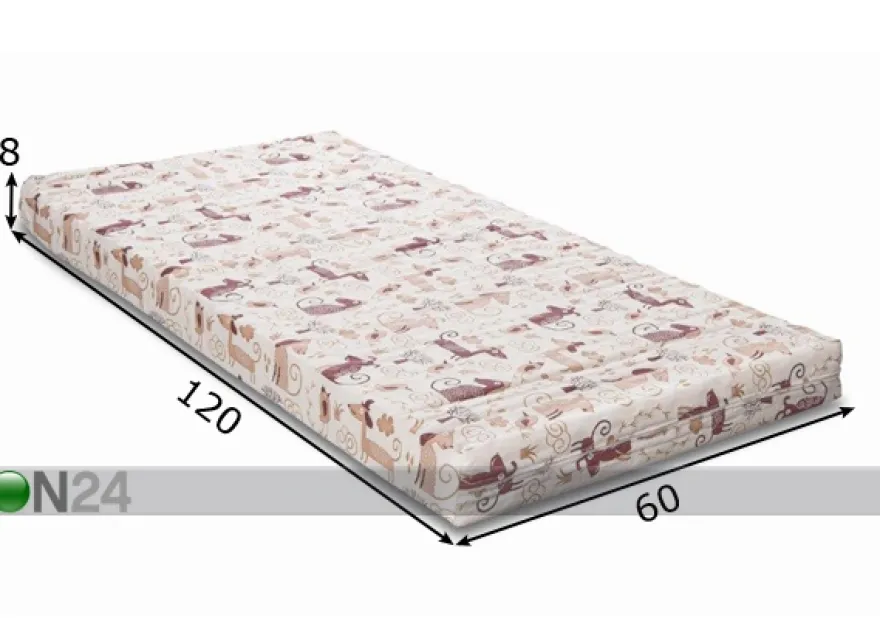 Hypnos vauvan patja 60x120x8 cm