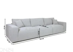 3-istuttava sohva Milan beige