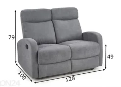 2-istuttava sohva recliner
