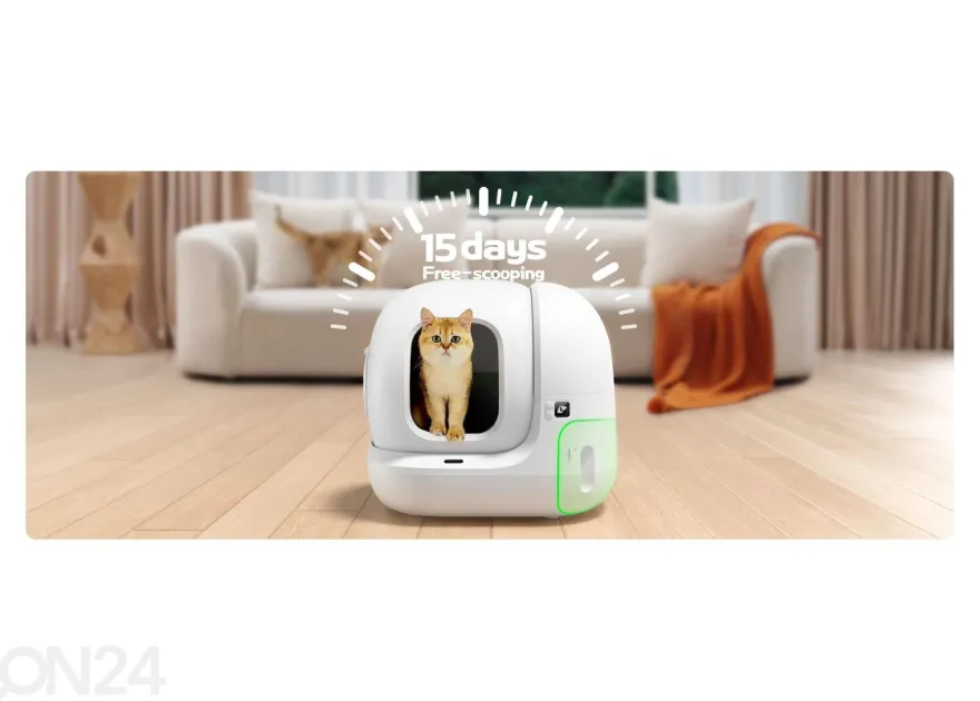 Itsepuhdistuva älykäs kissanhiekkalaatikko Petkit Pura MAX 2