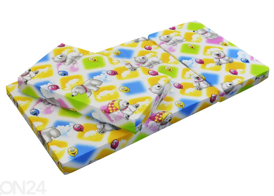 Jatkettava patja 75x100+42+42 cm