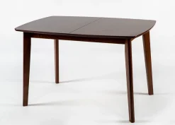 Jatkettava ruokapöytä Bari 80x120-150 cm, vaalea wenge