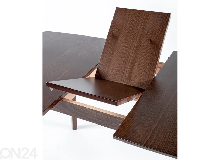 Jatkettava ruokapöytä Bari 80x120-150 cm, vaalea wenge