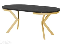 Jatkettava ruokapöytä Edder 120x120/196 cm