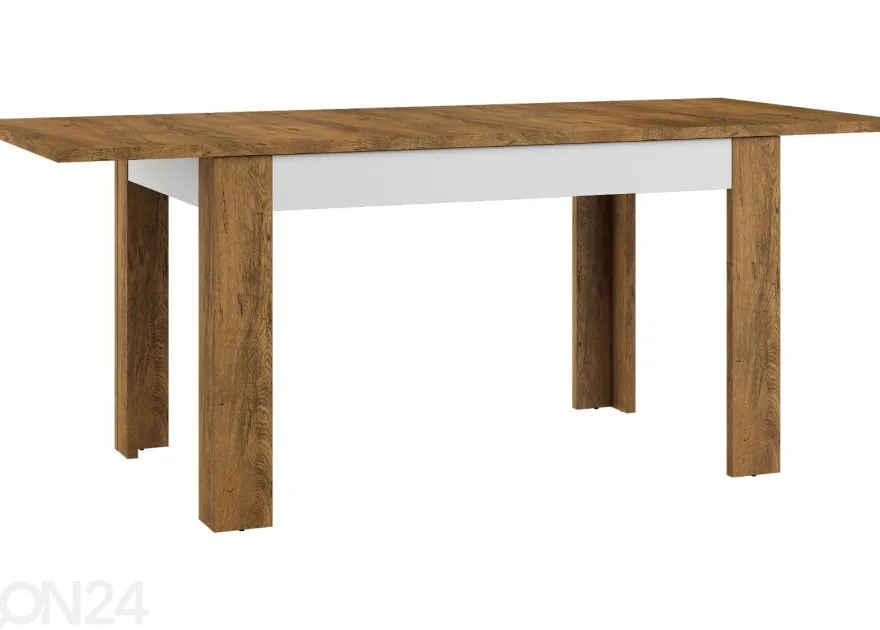 Jatkettava ruokapöytä Goleen 130-190x80 cm