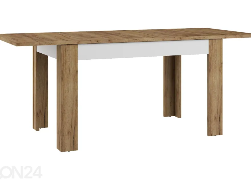 Jatkettava ruokapöytä Goleen 130-190x80 cm
