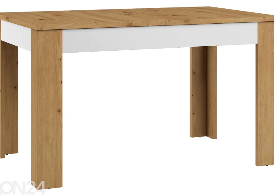 Jatkettava ruokapöytä Goleen 130-190x80 cm
