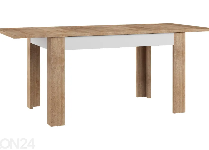 Jatkettava ruokapöytä Goleen 130-190x80 cm
