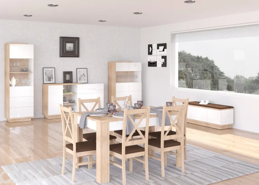 Jatkettava ruokapöytä Goleen 130-190x80 cm