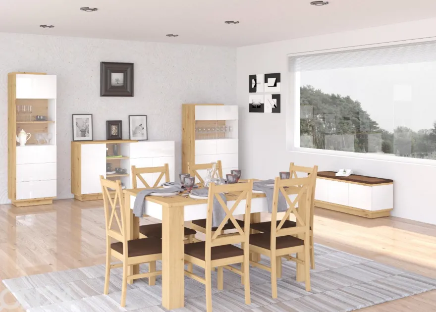 Jatkettava ruokapöytä Goleen 130-190x80 cm