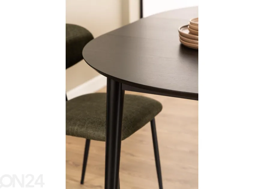 Jatkettava ruokapöytä Monz Ø 115/154 cm
