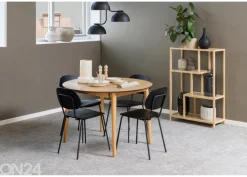 Jatkettava ruokapöytä Monz Ø 115/154 cm