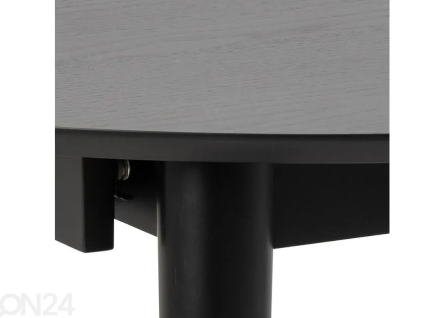 Jatkettava ruokapöytä Monz Ø 115/154 cm