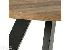 Jatkettava ruokapöytä Saida Ø120/210x75 cm