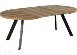 Jatkettava ruokapöytä Saida Ø120/210x75 cm