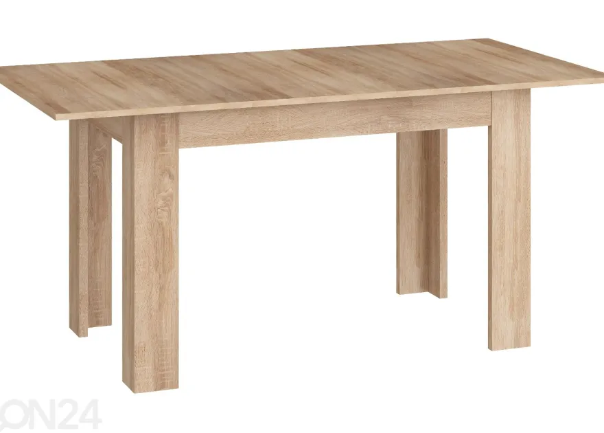 Jatkettava ruokapöytä Timo 120/160x80 cm