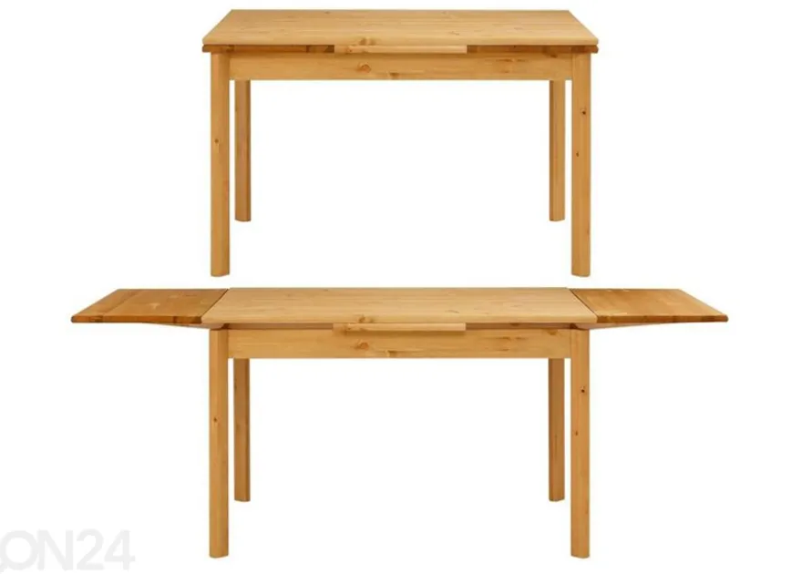 Jatkettava ruokapöytä Tirza 80x120-200 cm
