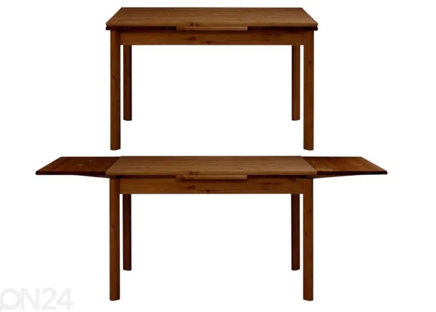 Jatkettava ruokapöytä Tirza 80x120-200 cm